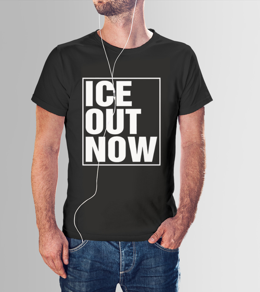 Ice Out Now Abolish Ice Activism T-Shirt