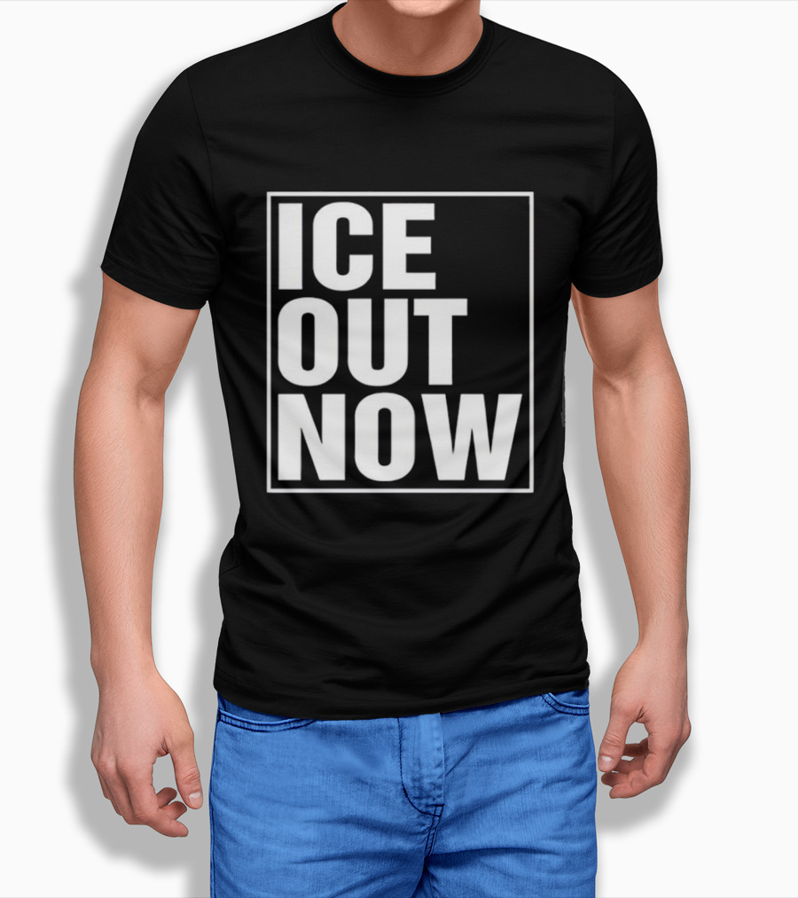 Ice Out Now Abolish Ice Activism T-Shirt