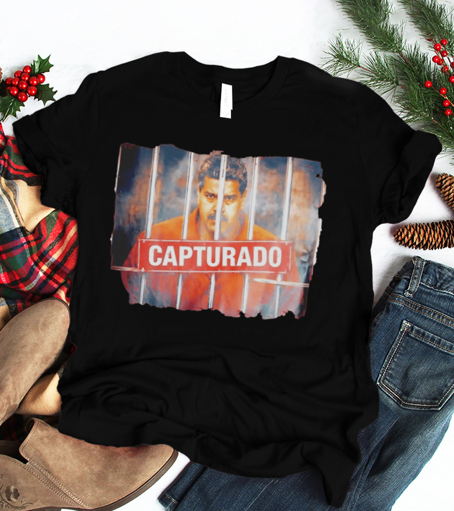 Nicolas Maduro Capturado Behind Bars Prison T-Shirt