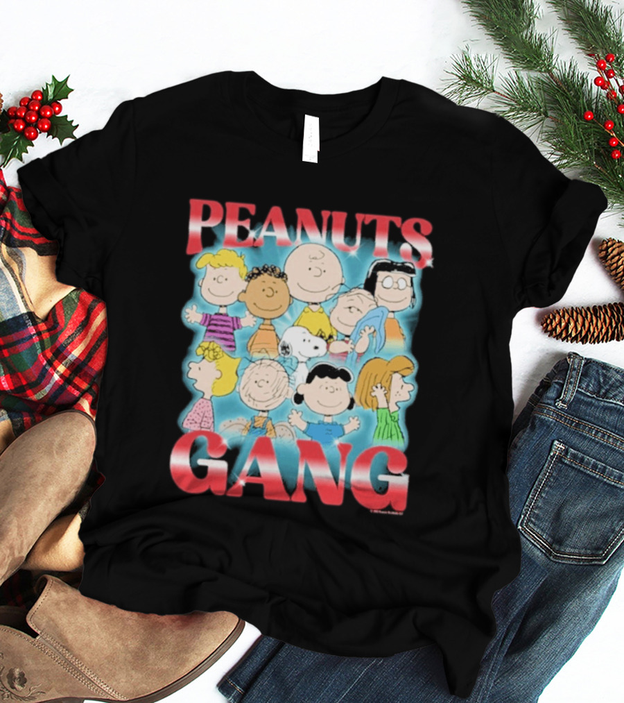 Peanuts Gang Charlie Brown Snoopy Friends T-Shirt