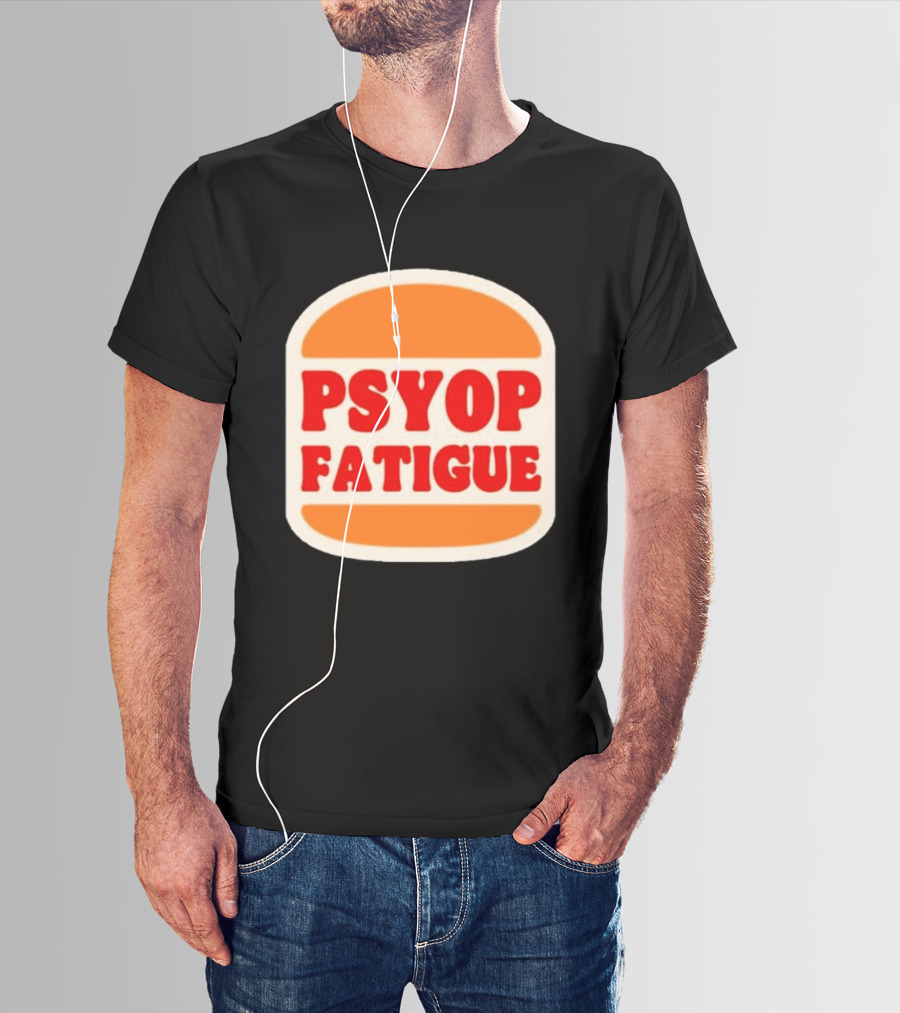 Psyop Fatigue Burger Parody Spirituallock T-Shirt