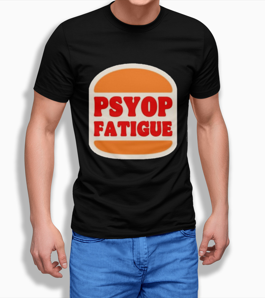 Psyop Fatigue Burger Parody Spirituallock T-Shirt
