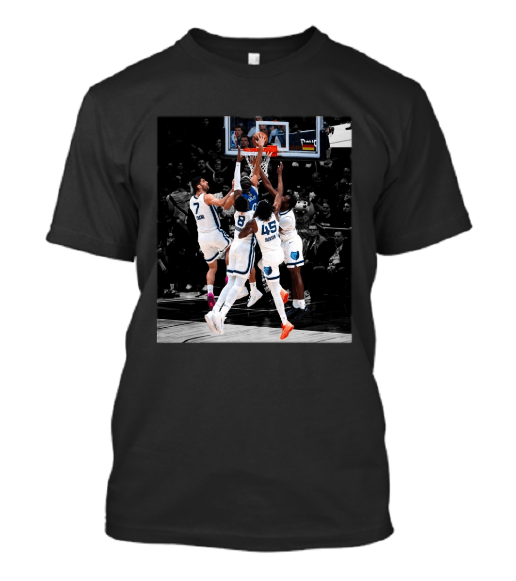 Anthony Black Dunking Against Grizzlies Players Defense T-Shirt