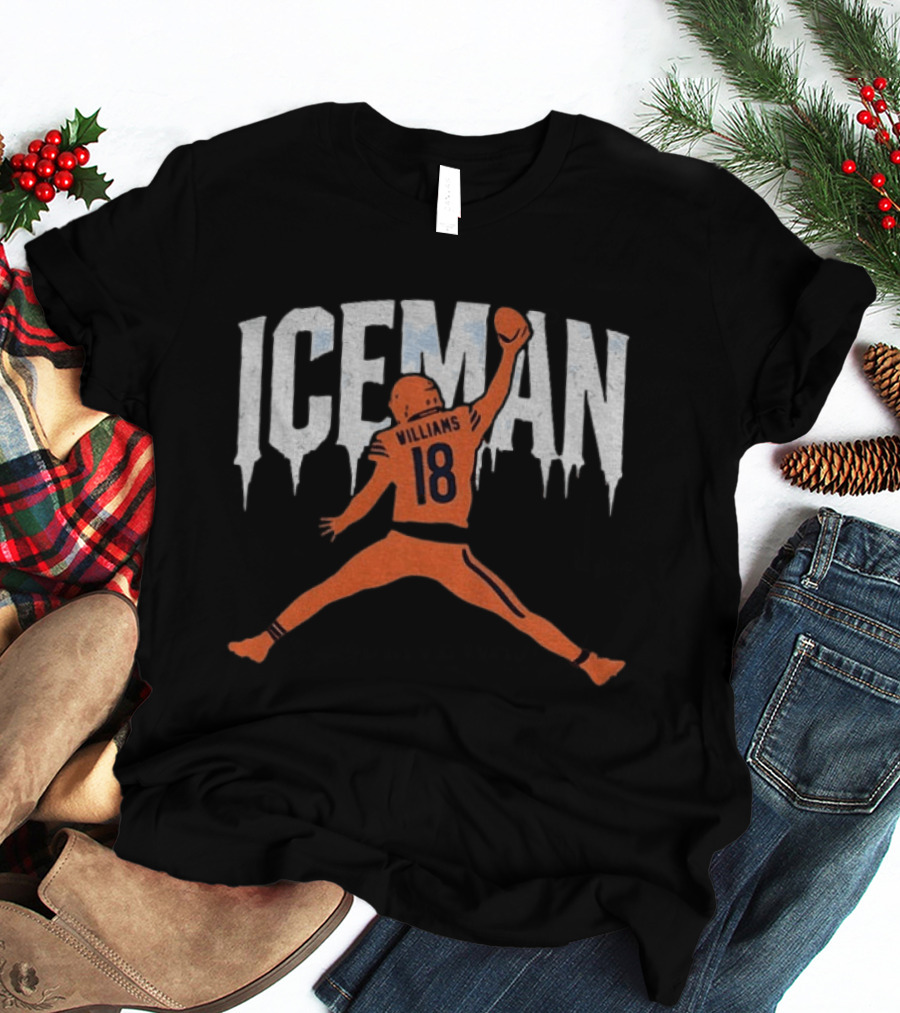 IceMan Williams 18 Jumpman Chicago Bears Football Meme T-Shirt