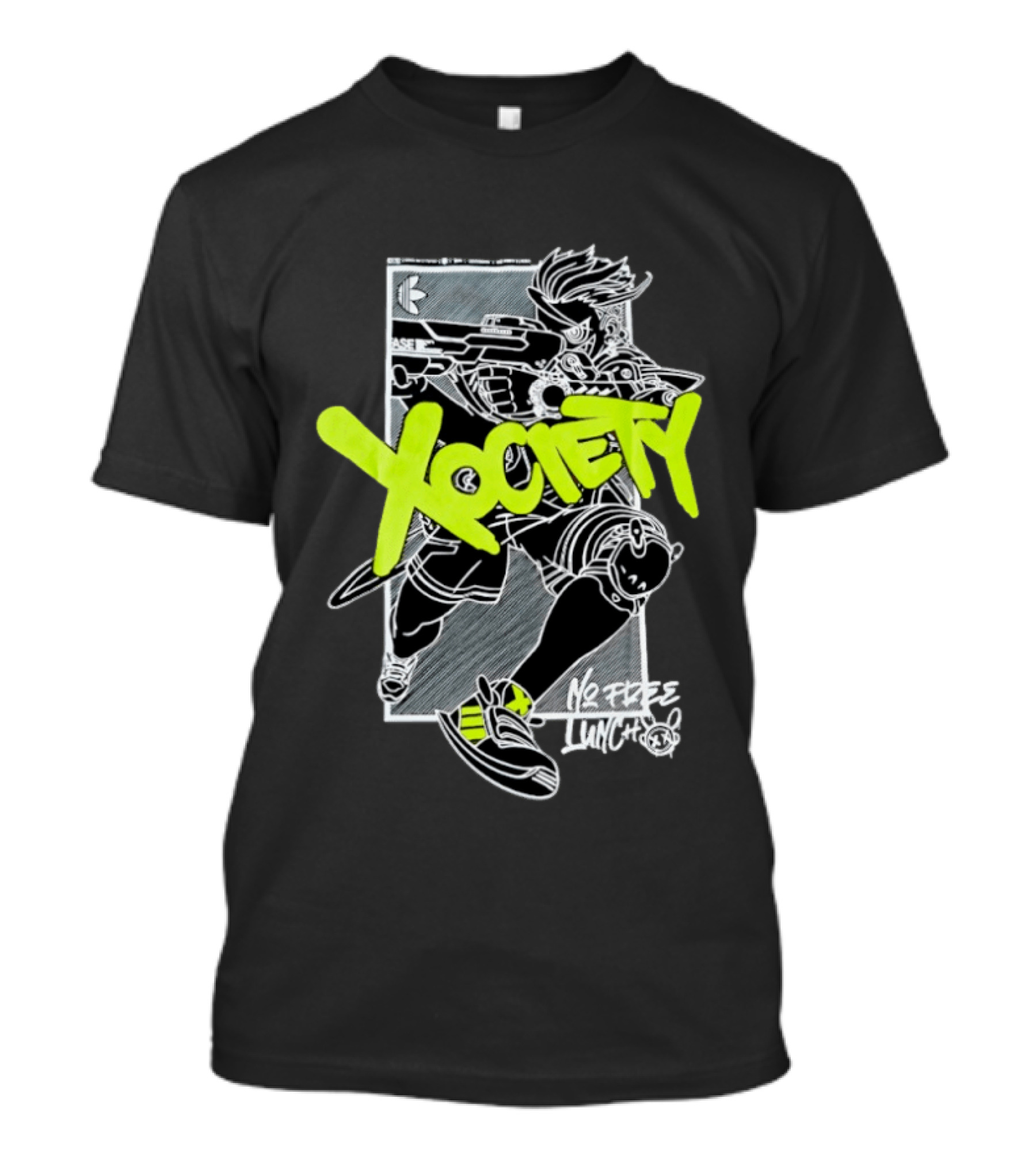 Xociety No Free Lunch Streetwear Fashion T-Shirt