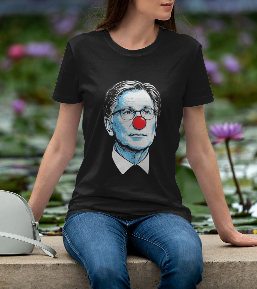 Craig Breslow Clown Portrait Red Nose T-Shirt