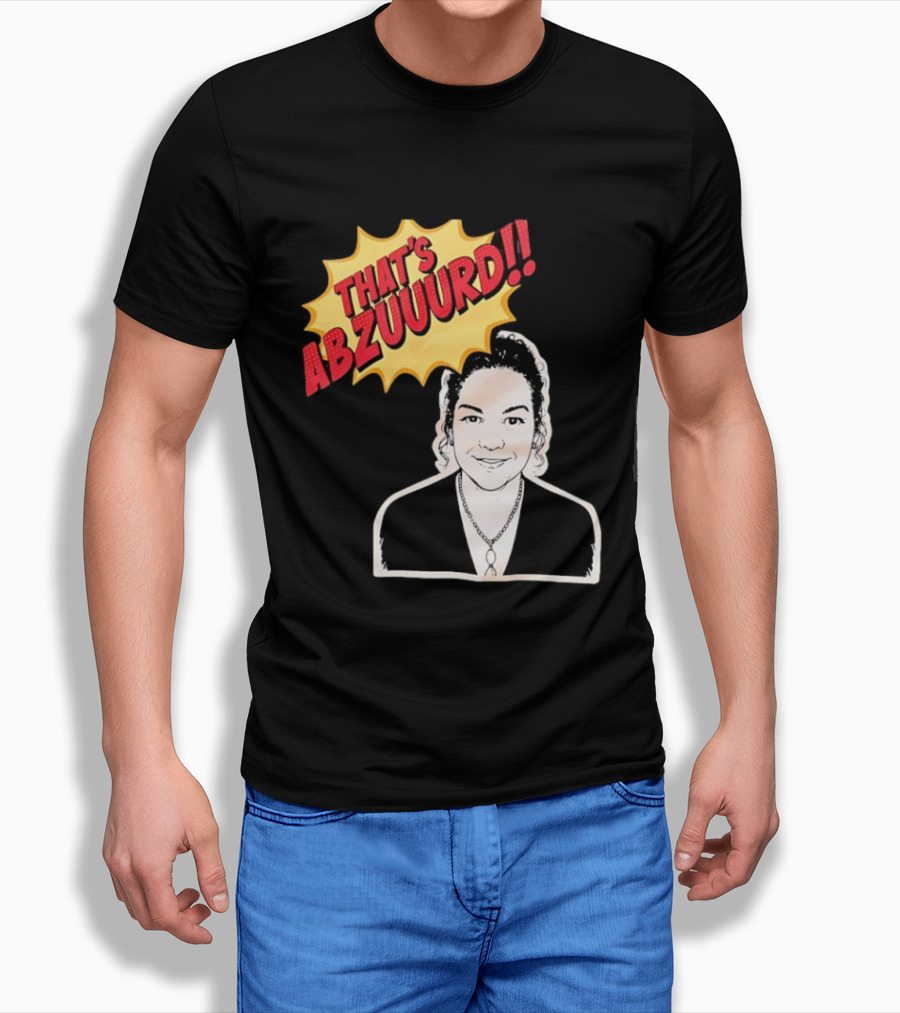 THAT'S ABZUUURD Cartoon Style Comic Expression T-Shirt