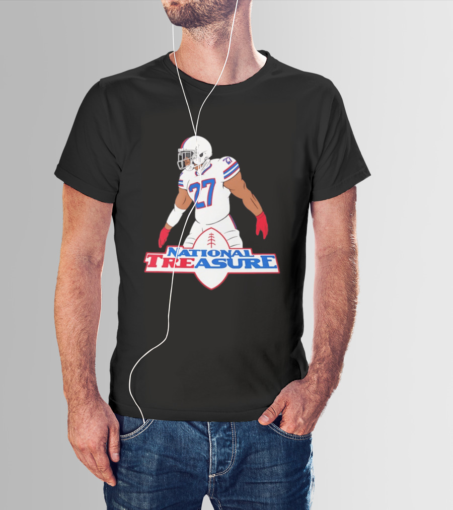National Treasure Tre'Davious White 27 Buffalo Bills Football Legend T-Shirt