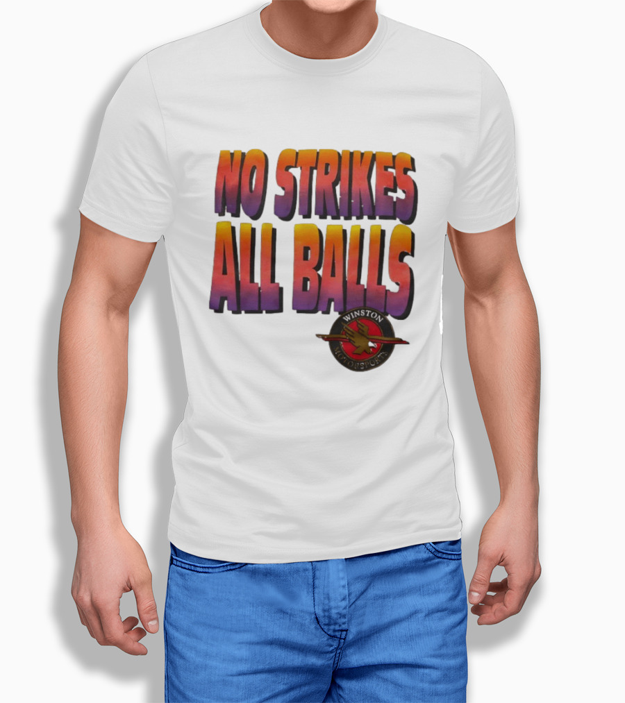 Winston Motorsports No Strikes All Balls T-Shirt