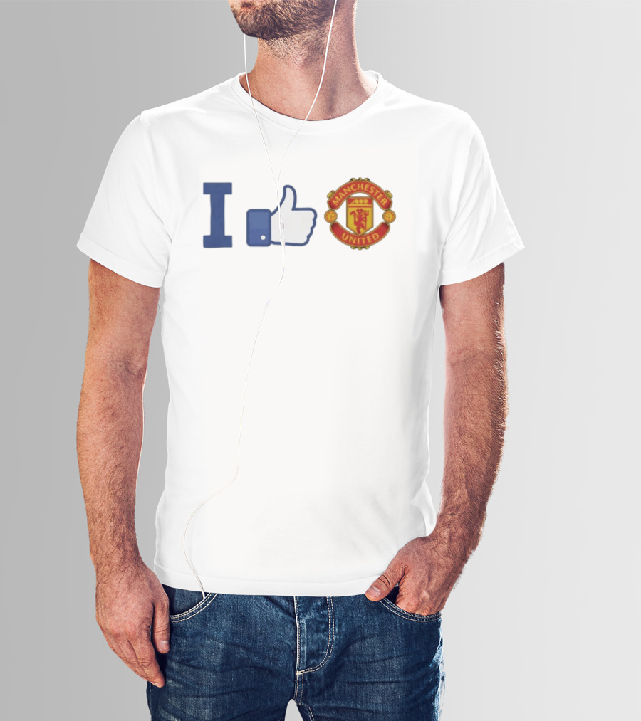 I Like Manchester United Thumbs Up T-Shirt