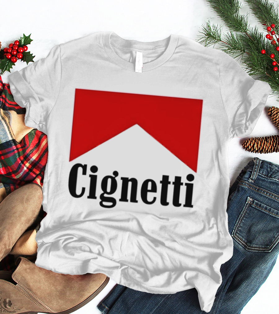 Indiana Hoosiers Curt Cignetti Marlboro Red Chevron T-Shirt