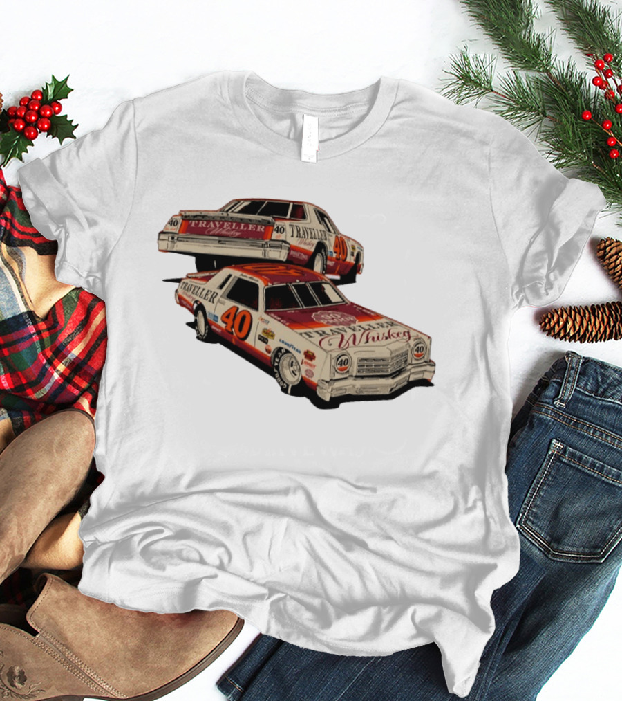 Justin Allgaier No 40 1978 Traveller Whiskey Die Cast Racing Car T-Shirt