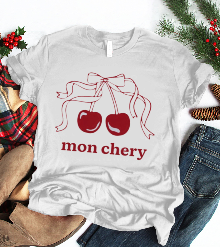 Mon Chery Cherry Bow T-Shirt
