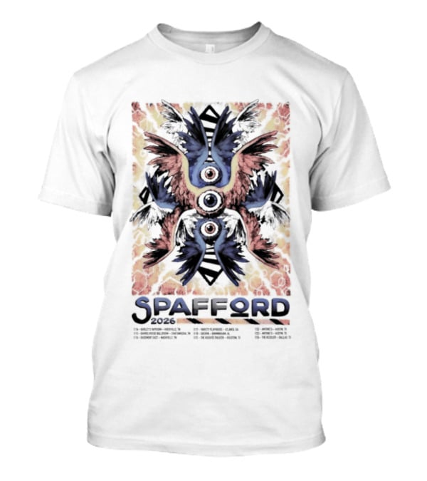Spafford Winter January 2026 Tour Dates Phoenix Las Vegas Flagstaff Denver Salt Lake City T-Shirt