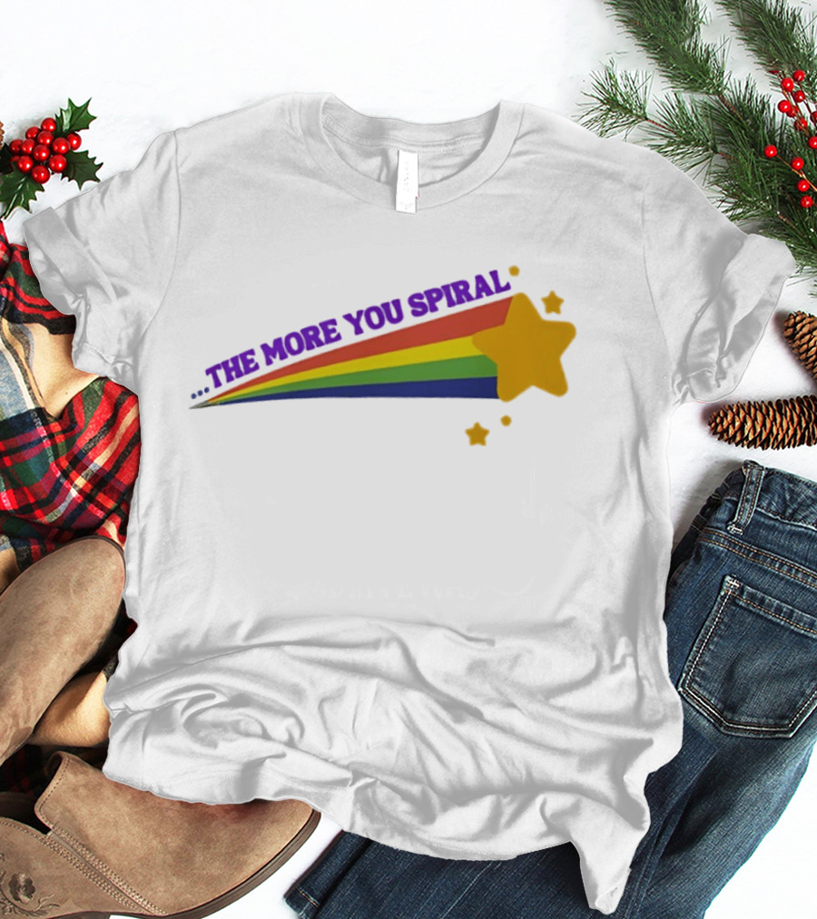 The More You Spiral Star Rainbow T-Shirt