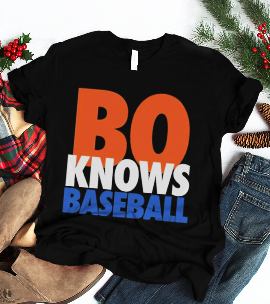 Bo Knows Baseball Retro Sports T-Shirt