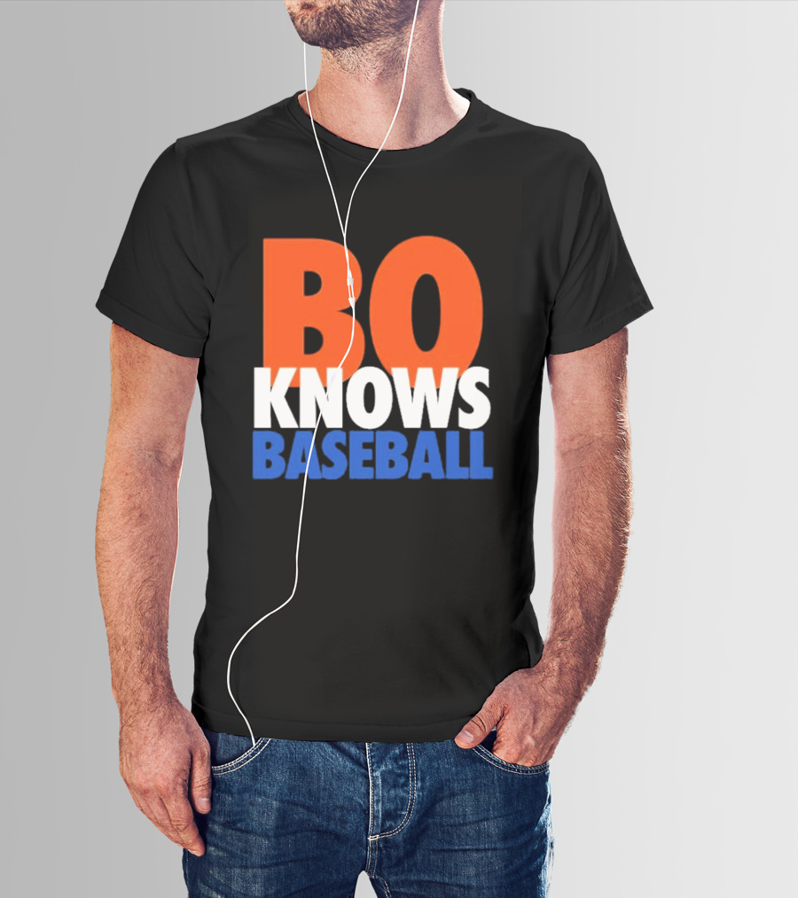 Bo Knows Baseball Retro Sports T-Shirt