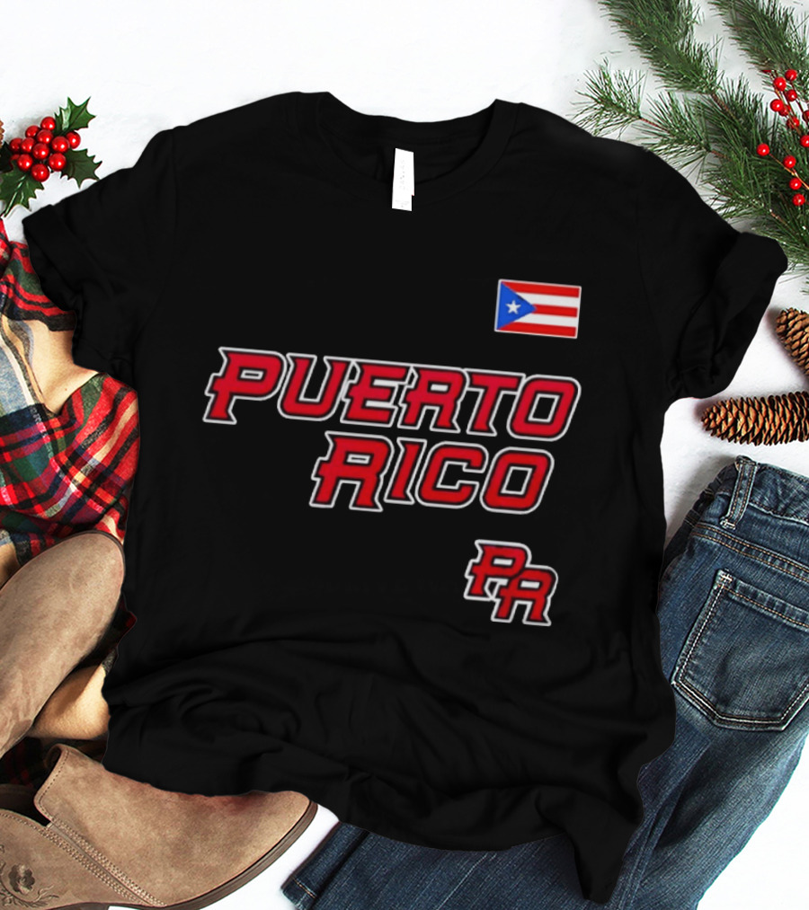 Puerto Rico Baseball 2026 Flag PR T-Shirt