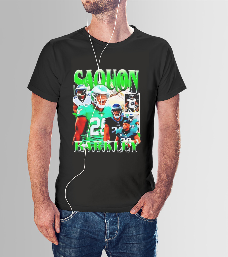 Saquon Barkley 26 Philadelphia Eagles NFL Football 2026 T-Shirt