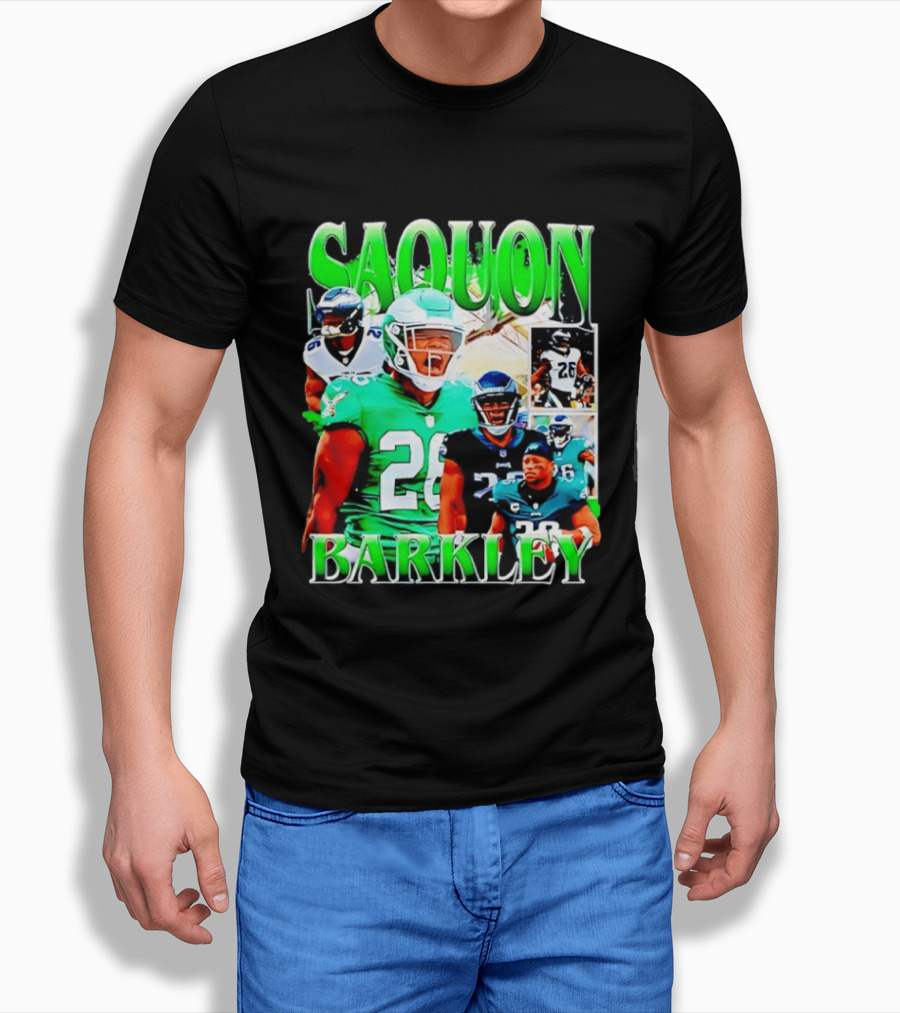 Saquon Barkley 26 Philadelphia Eagles NFL Football 2026 T-Shirt