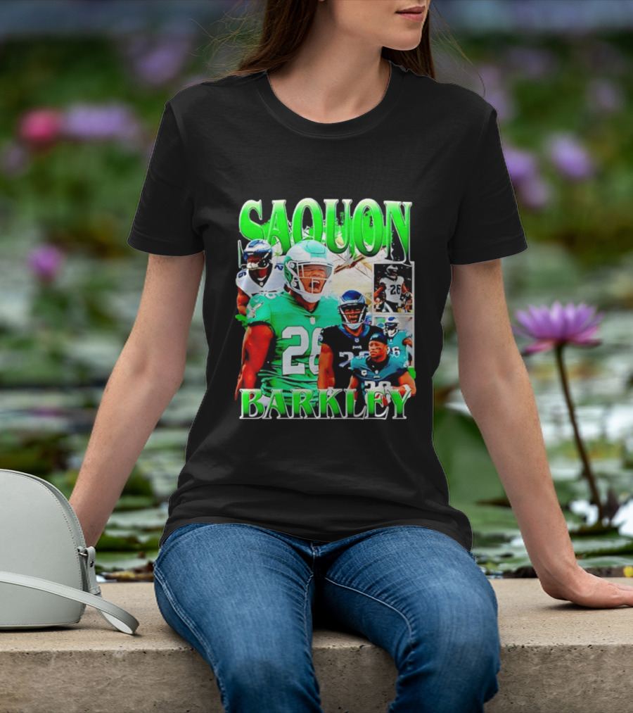 Saquon Barkley 26 Philadelphia Eagles NFL Football 2026 T-Shirt