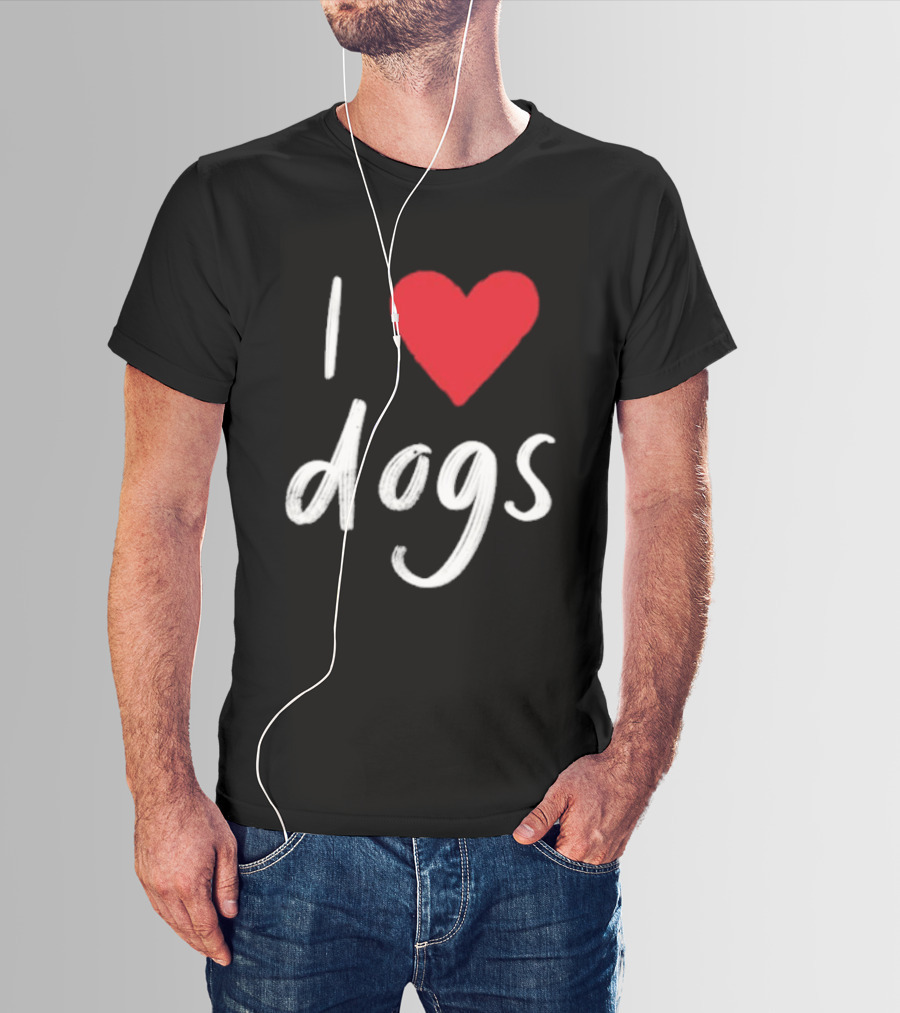 We Rate Dogs I Heart Dogs Love Canine T-Shirt