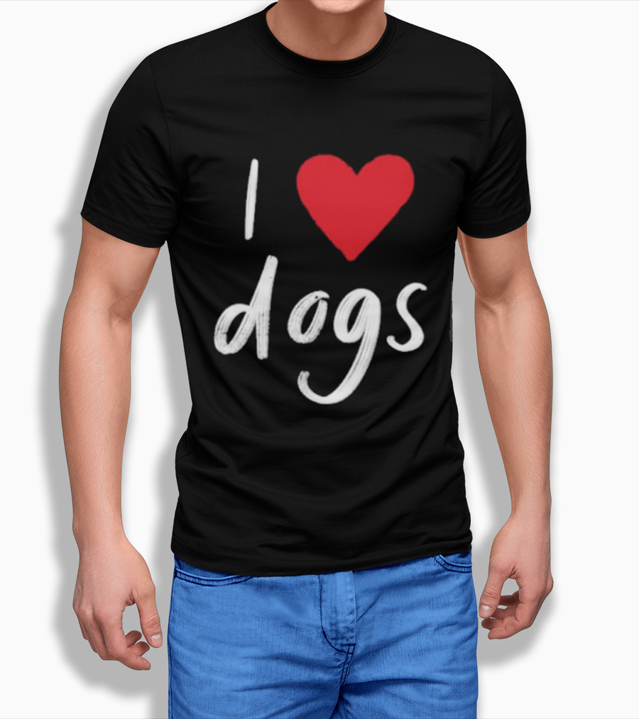 We Rate Dogs I Heart Dogs Love Canine T-Shirt