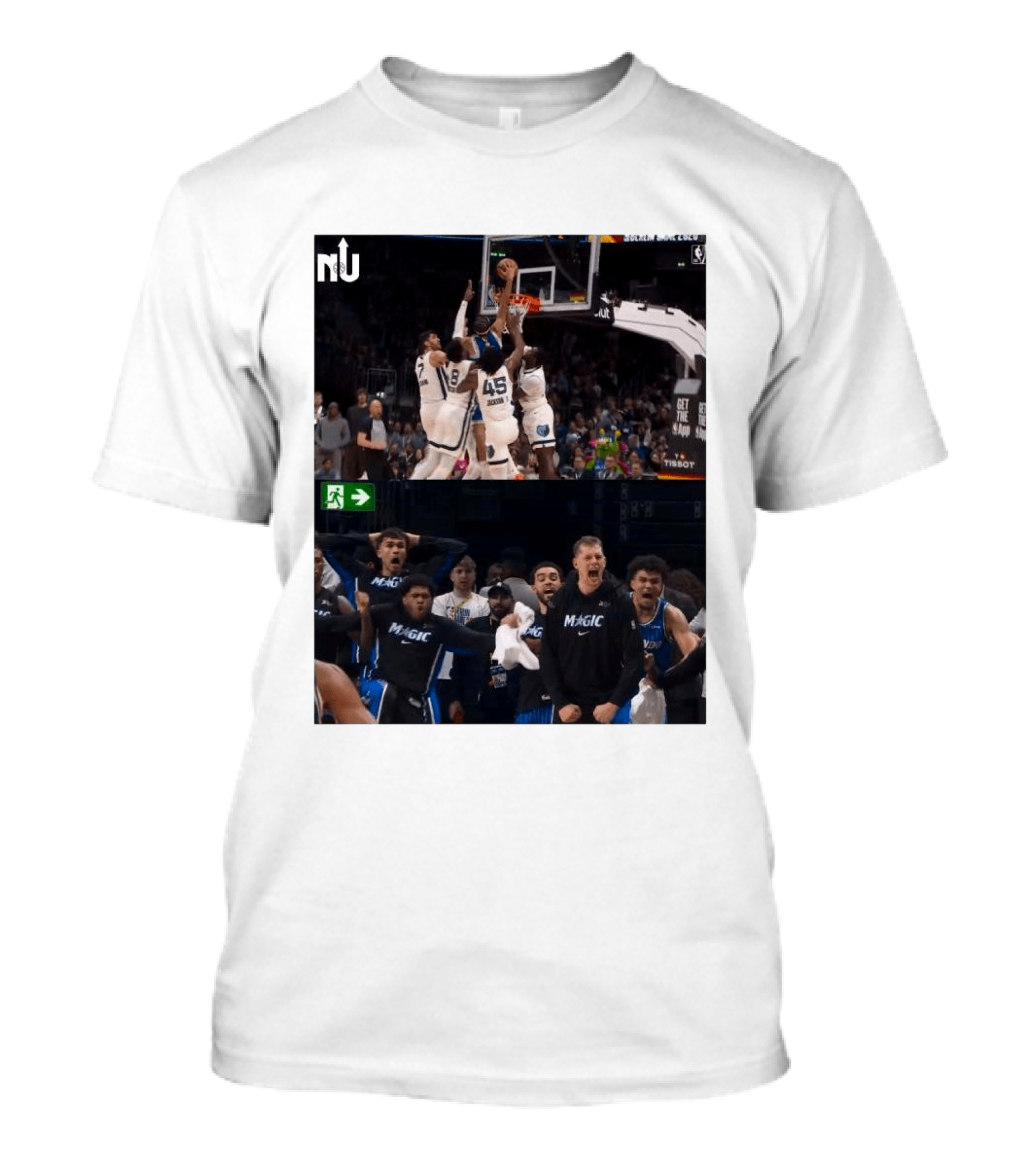 Anthony Black Dunk Against Memphis Grizzlies Magic Reaction T-Shirt