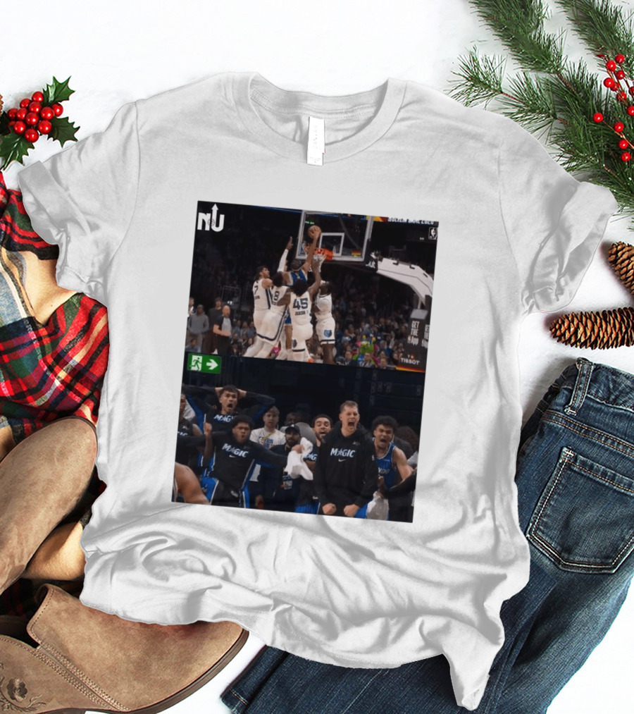 Anthony Black Dunk Against Memphis Grizzlies Magic Reaction T-Shirt
