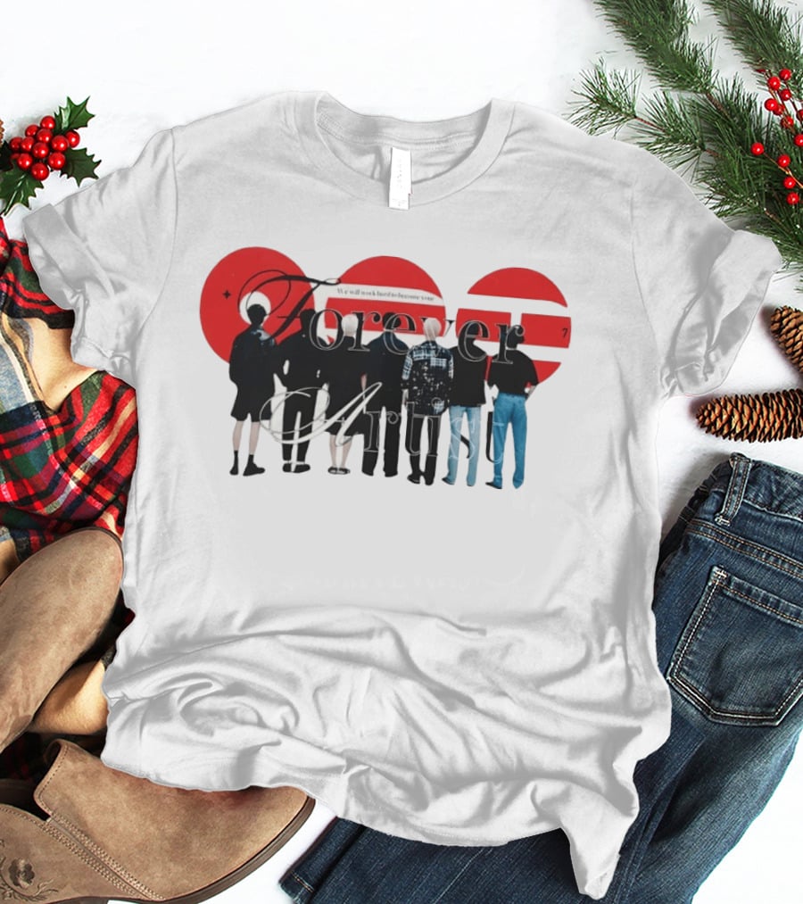 BTS OT7 2026 Comeback We Will Work Hard To Become Your Forever Artist T-Shirt