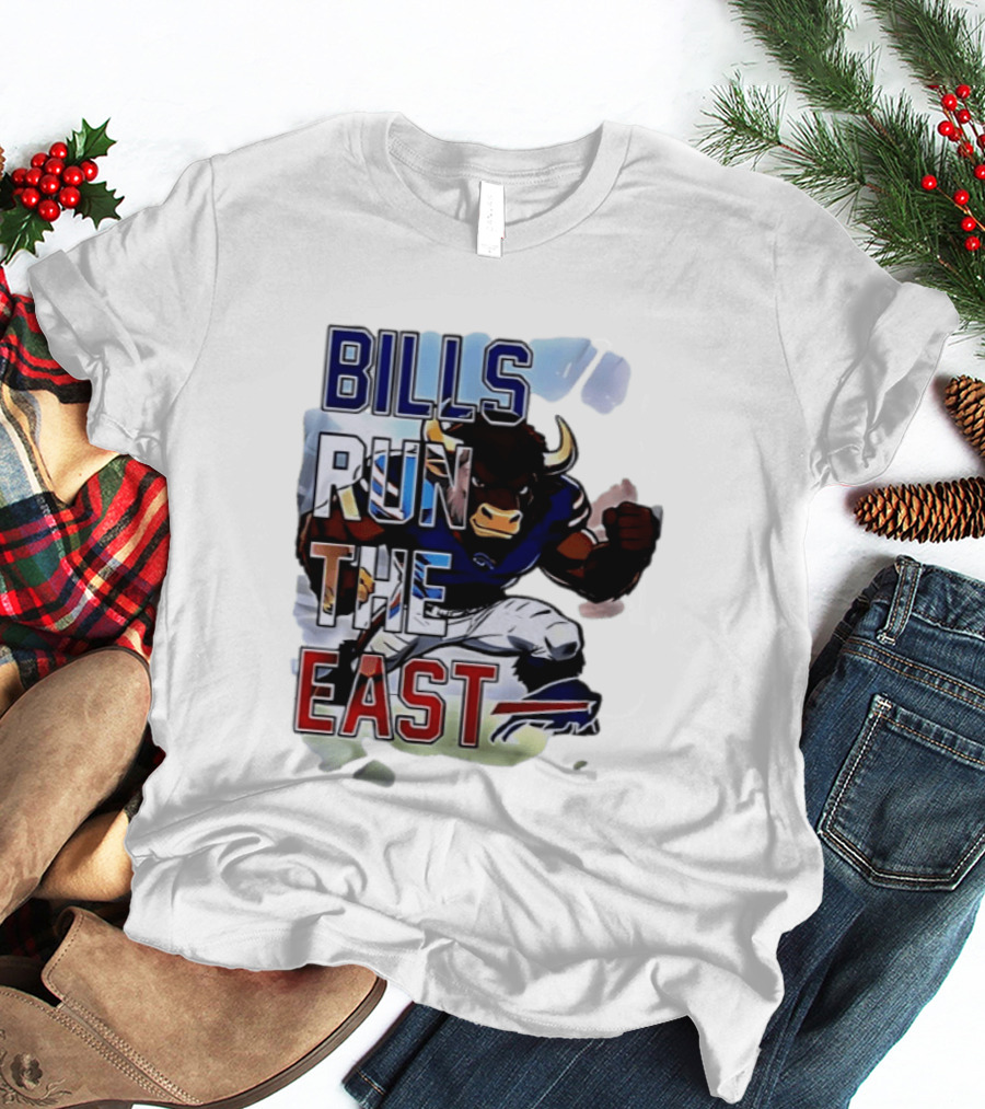 Bills Run The East Buffalo Bills 2025 Wild Card Weekend T-Shirt