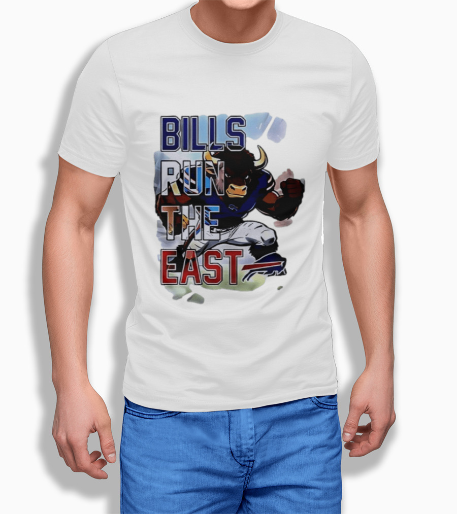 Bills Run The East Buffalo Bills 2025 Wild Card Weekend T-Shirt