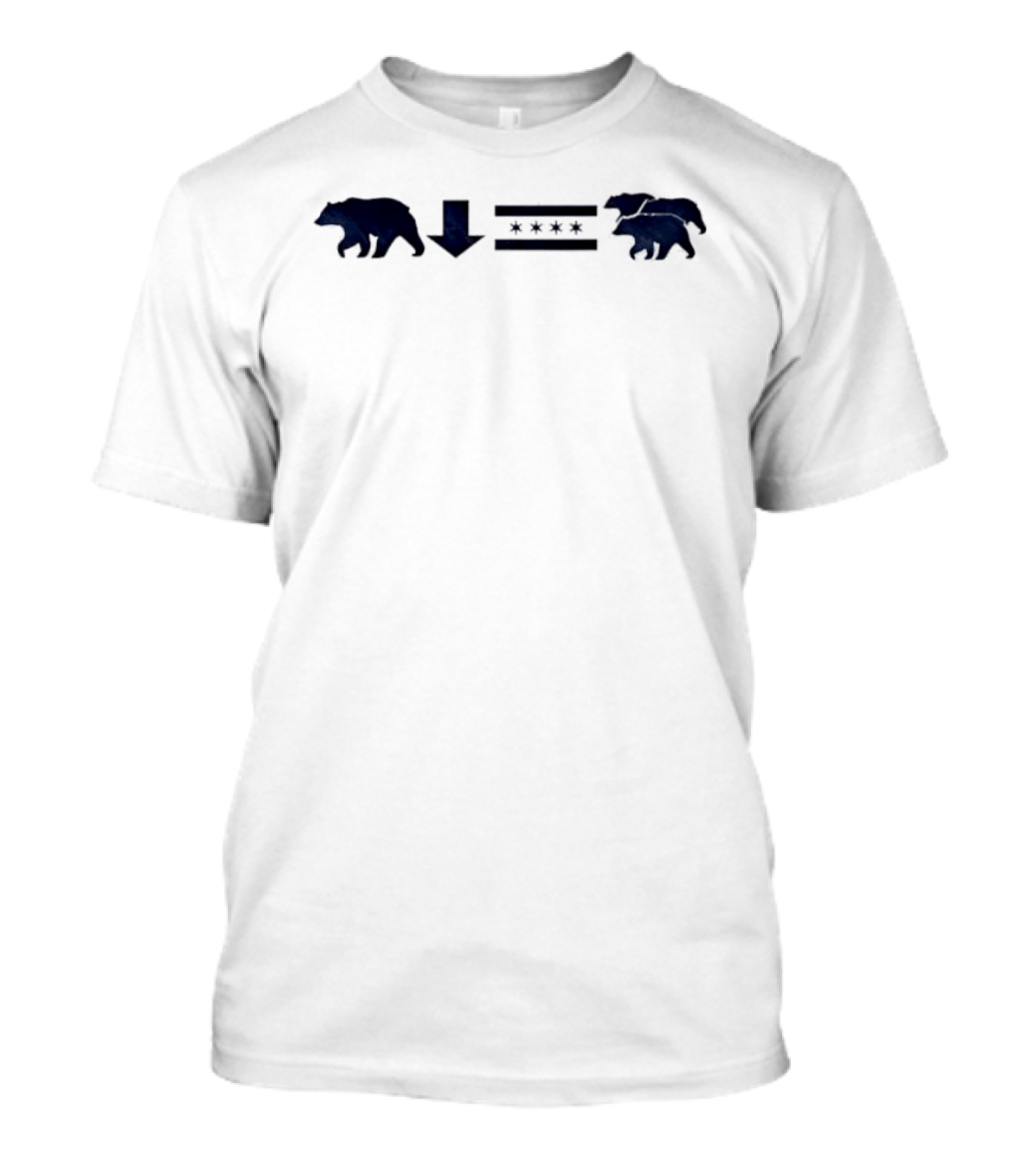 Chicago Bear Down Football Stars T-Shirt