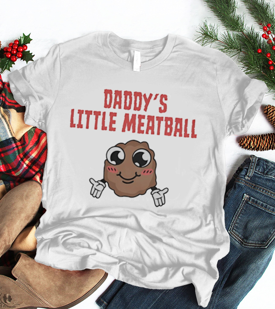 Daddy's Little Meatball Happy Gilmore 2 Fun Cartoon T-Shirt