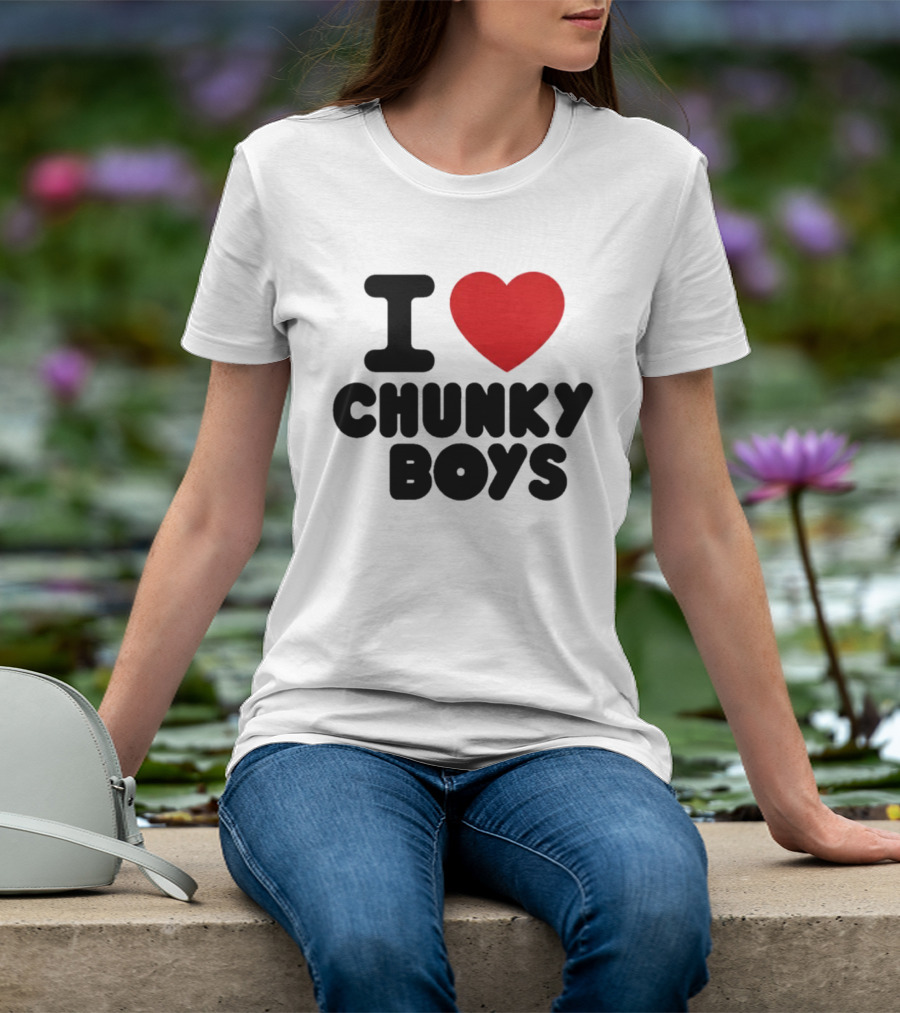 I Love Chunky Boys Heart T-Shirt