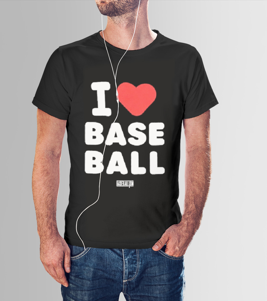 I Heart Baseball Classic Sports Fan T-Shirt