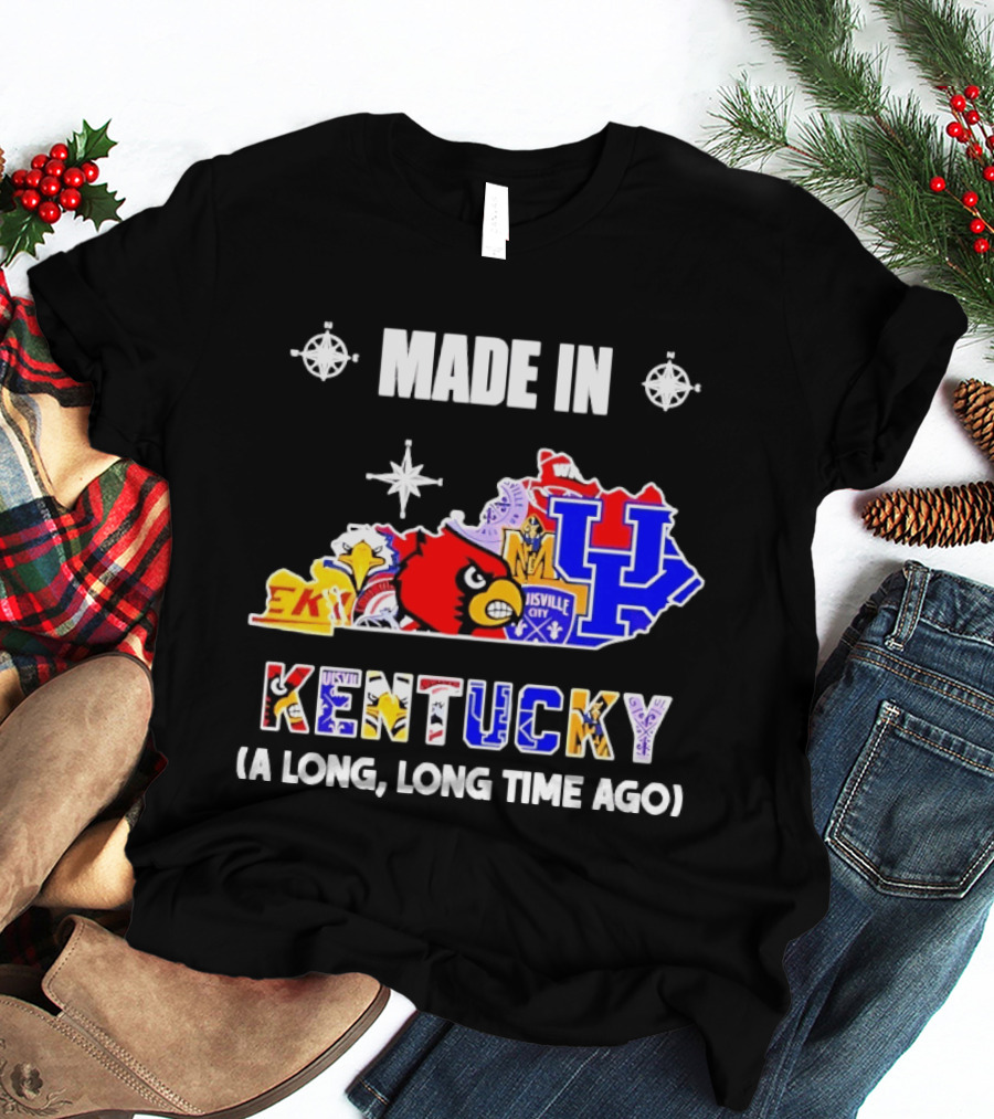Made In Kentucky UK Louisville City Cardinals Long Time Ago T-Shirt