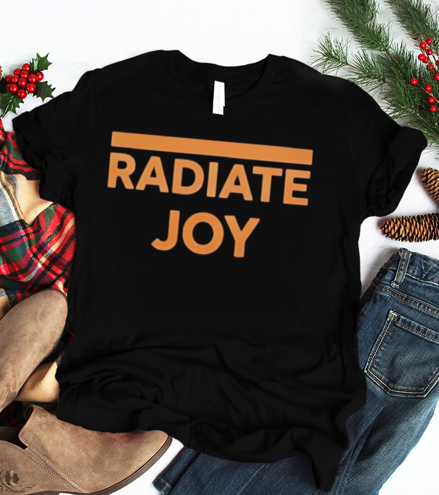 Radiate Joy Positive Vibes Motivation T-Shirt