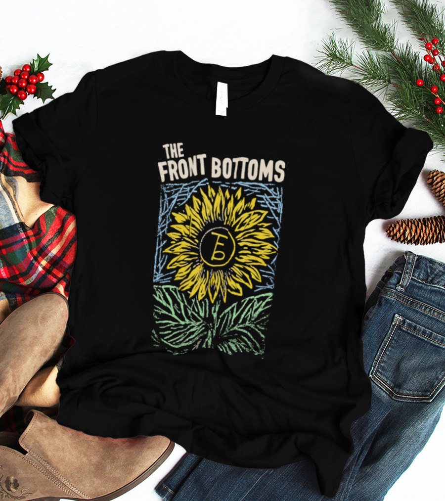 The Front Bottoms Sunflower TFBS Yellow Flower T-Shirt