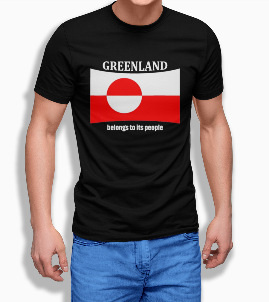 Greenland Flag Symbolizes Independence And Belonging To Its People T-Shirt