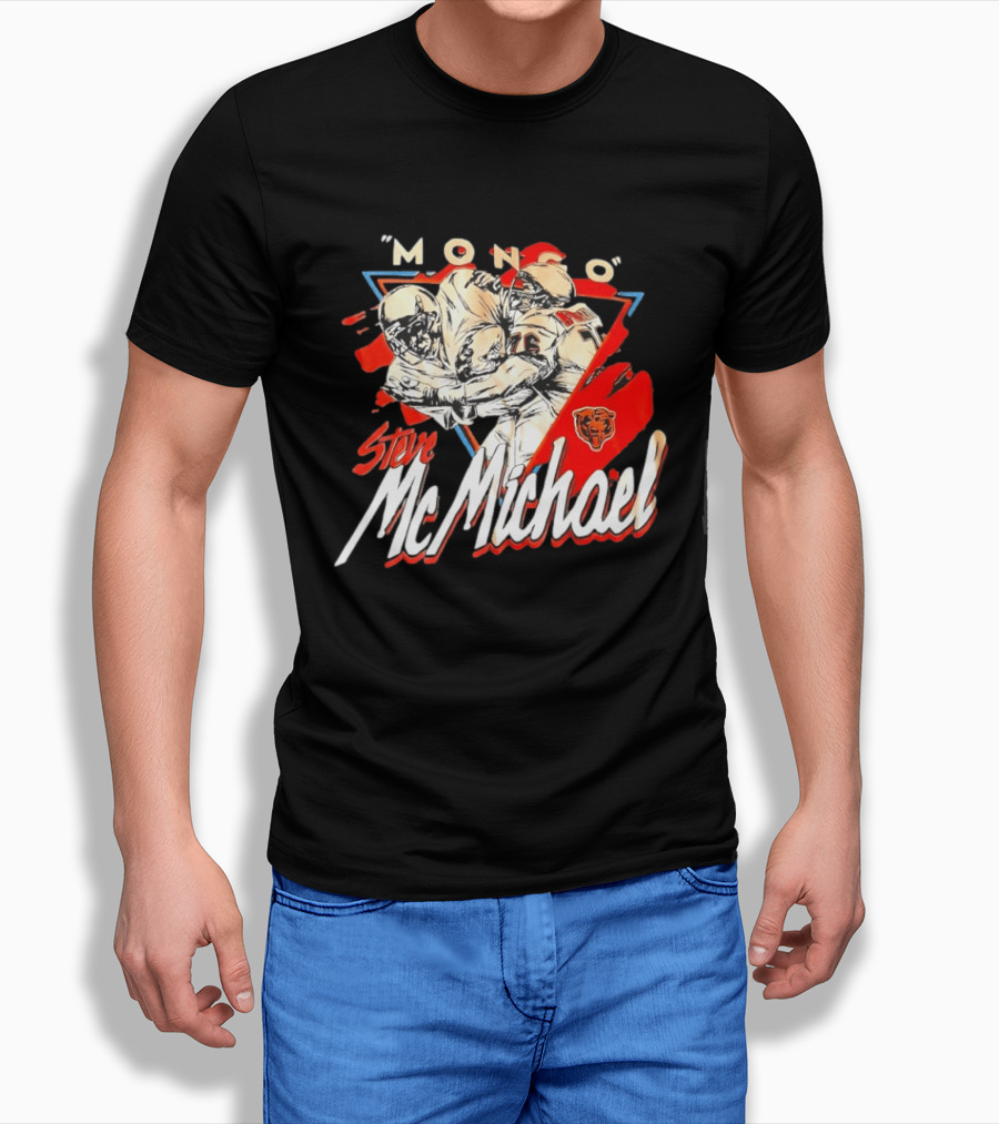 Mongo Steve McMichael Chicago Bears Football Legend T-Shirt