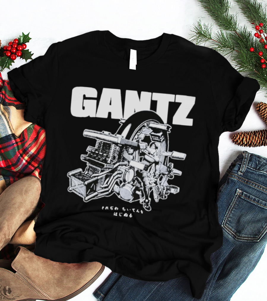 Gantz Uniqlo Shueisha Collab Mecha Manga T-Shirt