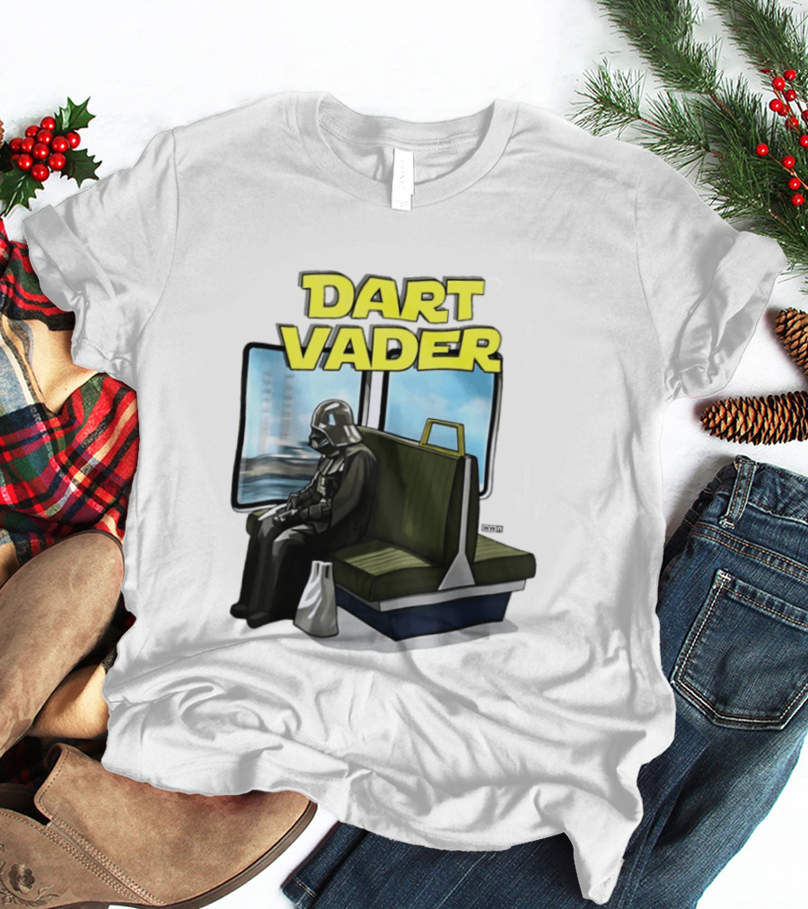 Dart Vader On Train Journey T-Shirt