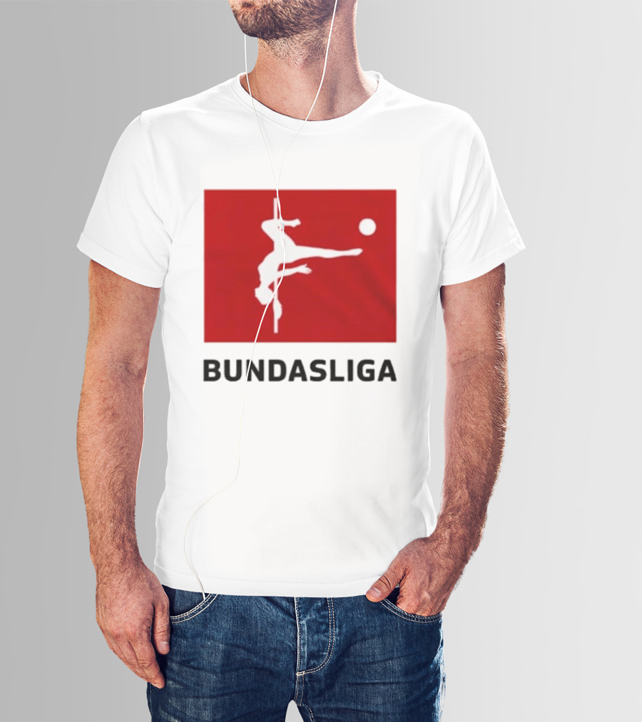 CA$HANOVA BULHAR BUNDASLIGA Parody Soccer Pole Dance Icon Red T-Shirt