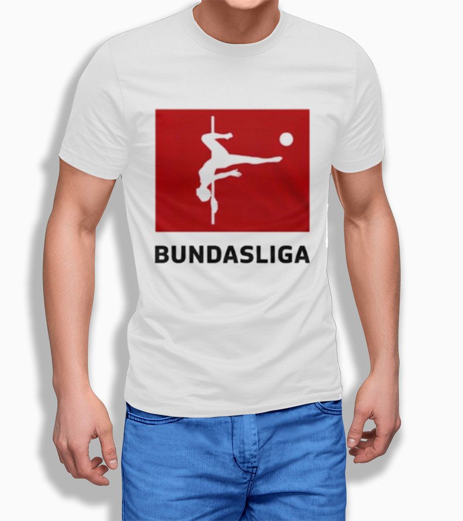 CA$HANOVA BULHAR BUNDASLIGA Parody Soccer Pole Dance Icon Red T-Shirt