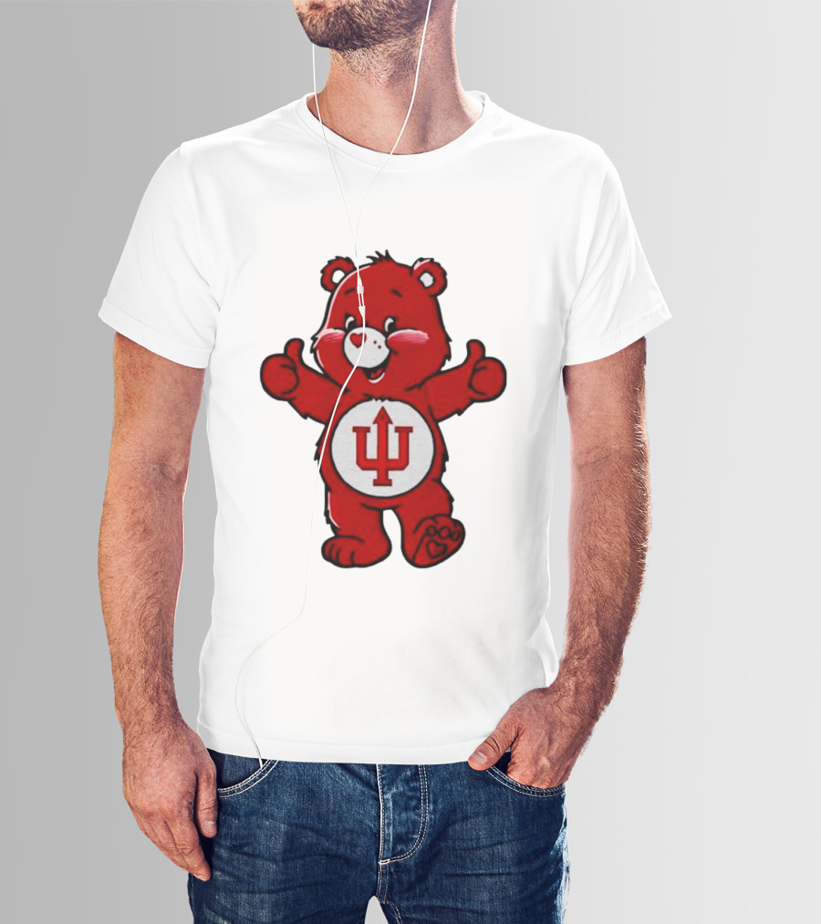 Indiana Hoosiers Bear Mascot Thumbs Up T-Shirt