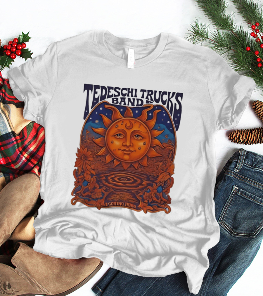 Tedeschi Trucks Band Cosmic Sunflower I Am The Moon Tour T-Shirt