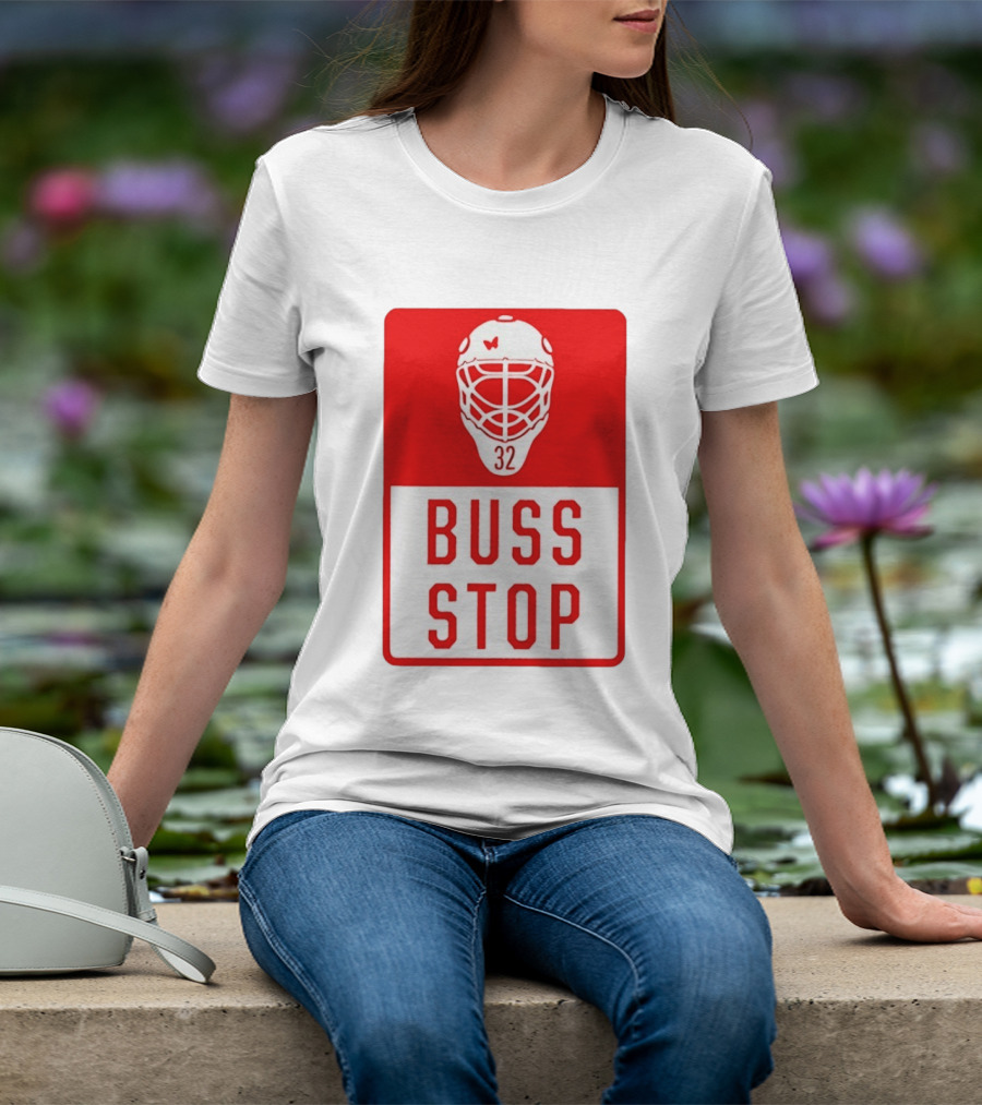 Carolina Hurricanes Buss Stop 32 Mask T-Shirt