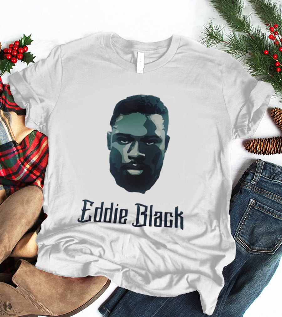 Eddie Black Big Head T-Shirt