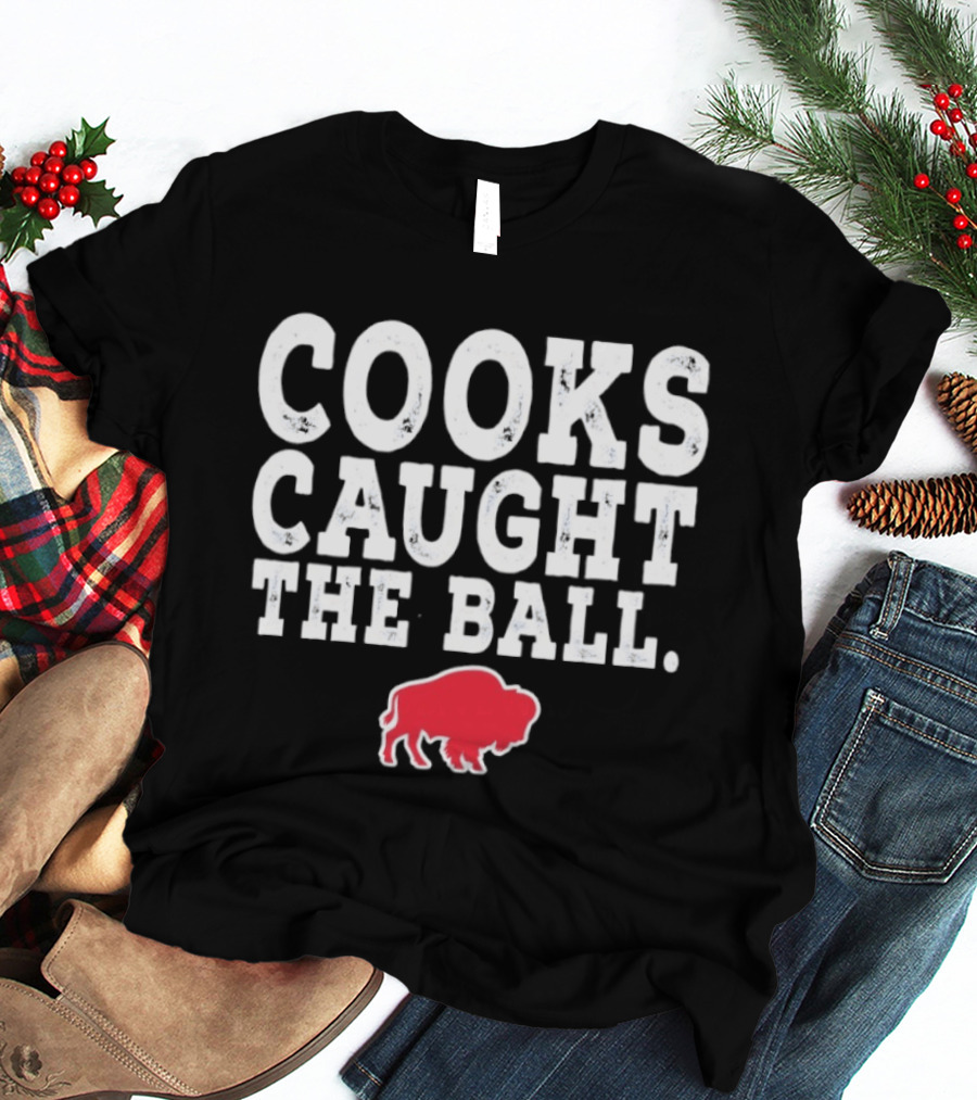 Buffalo Bills Cooks Caught The Ball Red Buffalo T-Shirt